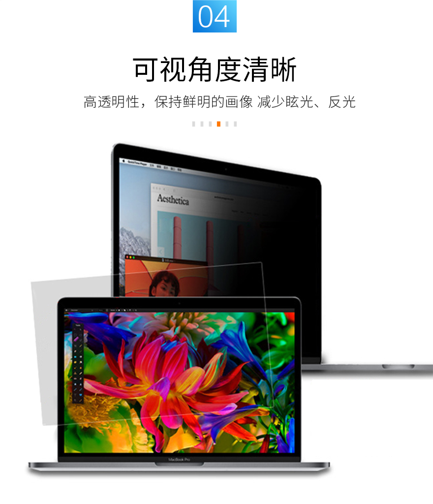 高透光電腦防窺屏幕保護(hù)膜